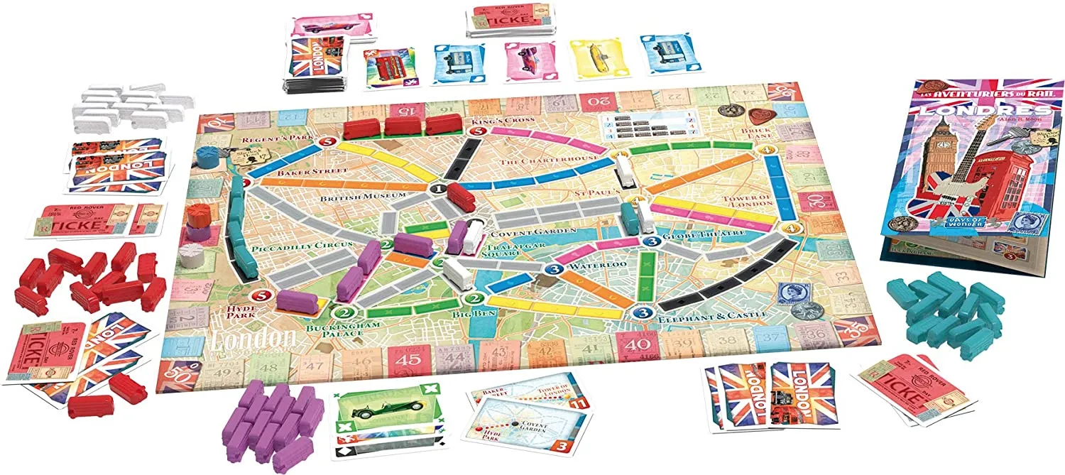 Jeu - Les Aventuriers du Rail : Londres