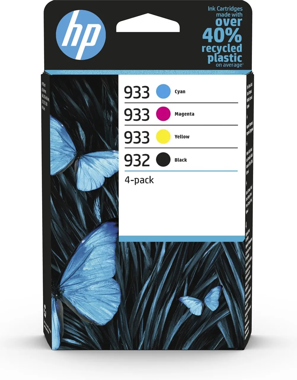 Pack 4 Cartouches d'encre HP 932/933 (Noir, 3 couleurs)