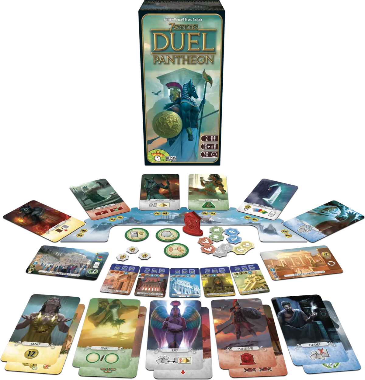 Jeu - 7 Wonders Duel : Panthéon (Extension)
