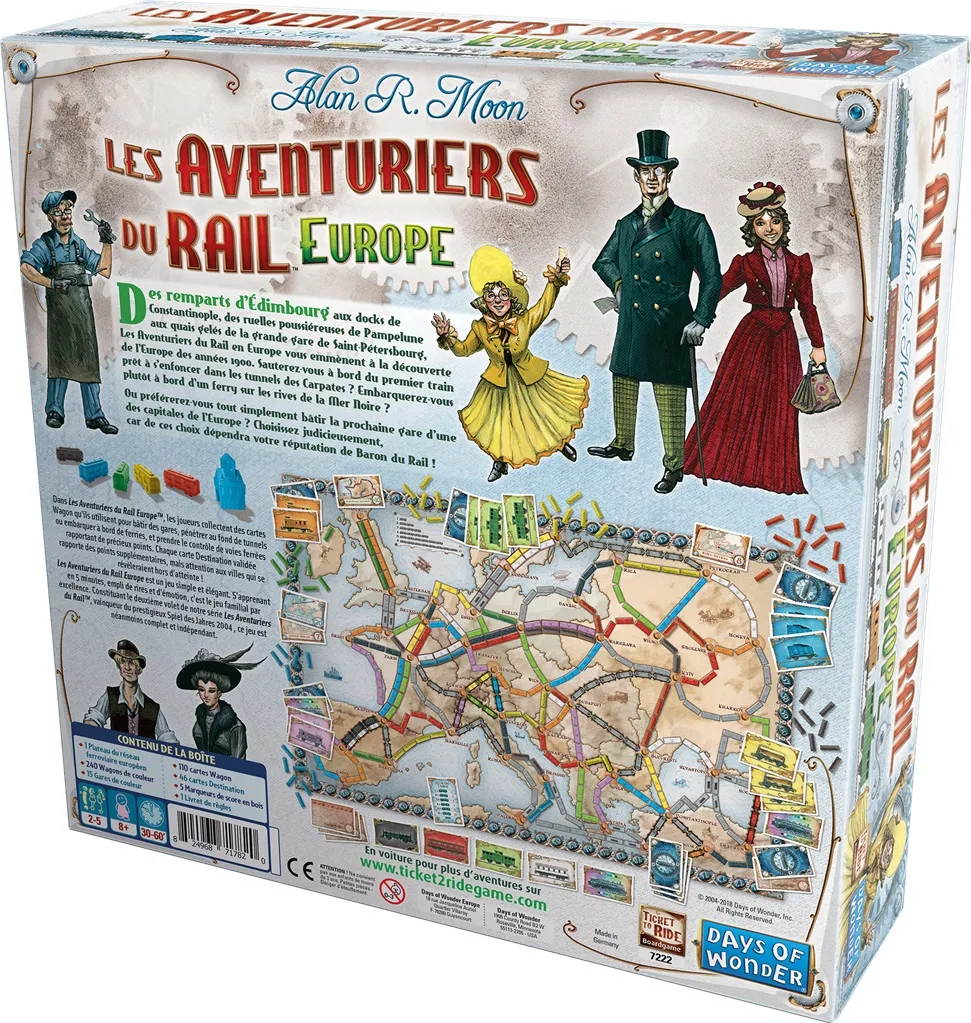Jeu - Les Aventuriers du Rail : Europe