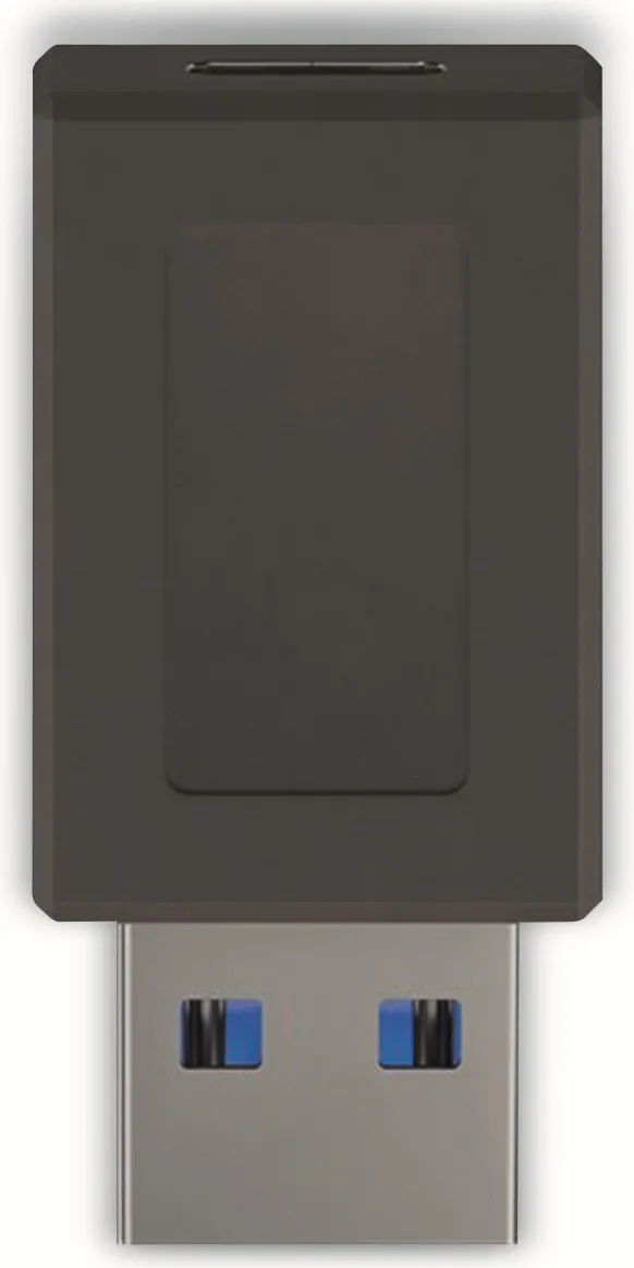 Adaptateur USB 3.0 Type C Goobay vers USB Type A (Noir)