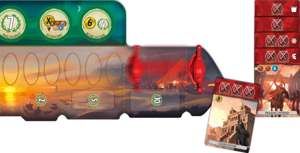 Jeu - 7 Wonders Duel