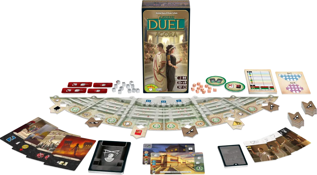 Jeu - 7 Wonders Duel : Agora (Extension)