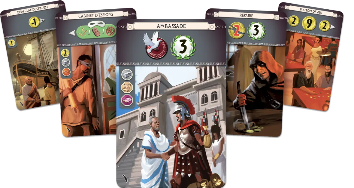 Jeu - 7 Wonders Nouvelle édition : Cities (Extension)