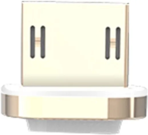 Lot de 2 connecteurs magnétiques We Micro-USB (Or)