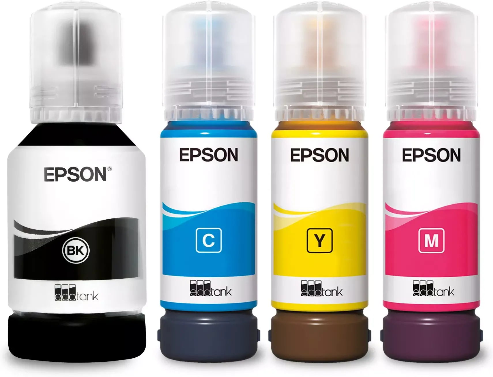 Pack 4 Cartouches d'encre Epson EcoTank 102 (Noir + Couleurs)