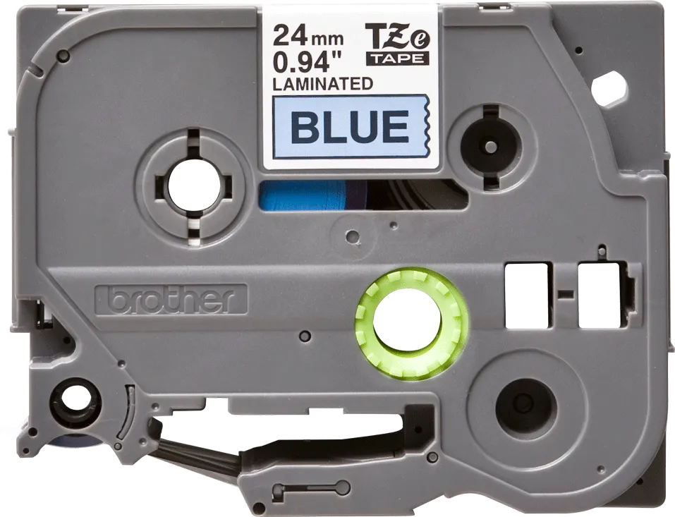 Cassette de Ruban Brother TZe-551 24mmx8m (Noir/Bleu)