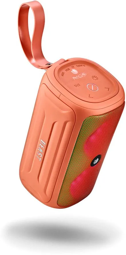 Enceinte nomade Bluetooth NGS Roller Beast (Orange) 