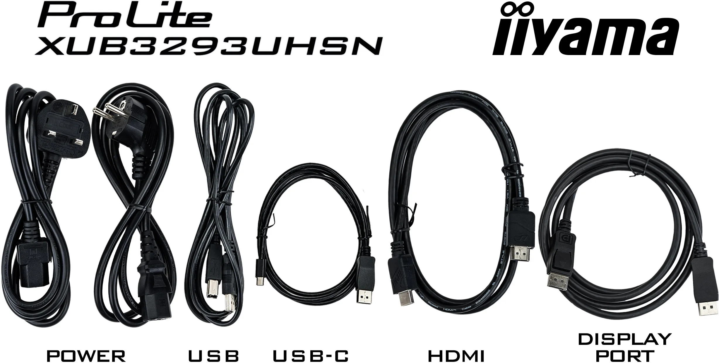 Ecran 32" Iiyama ProLite XUB3293UHSN-B5 4K Ultra HD (Noir)