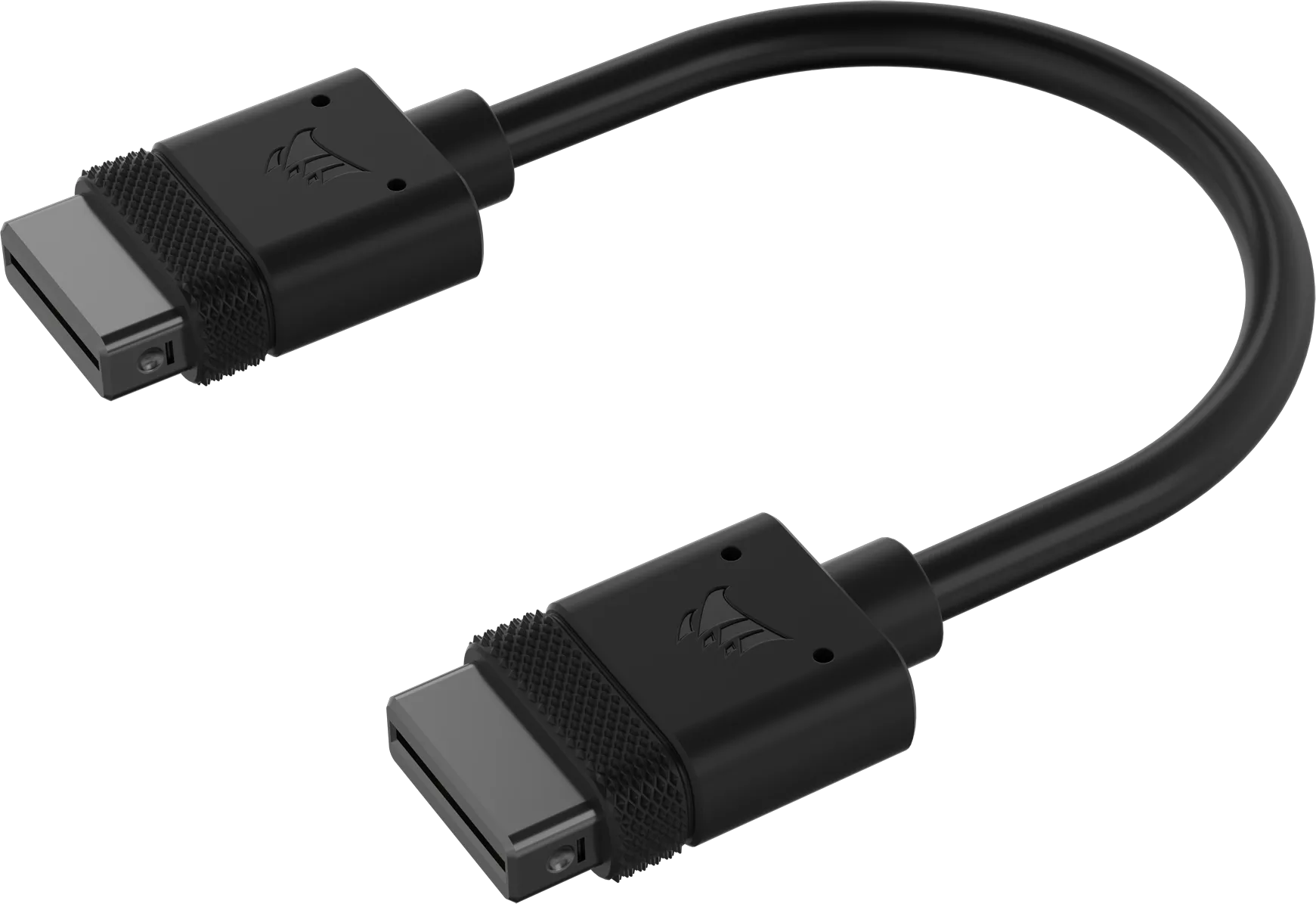 Lot de 2 Câbles de connexion Corsair iCue Link 10cm (Noir)