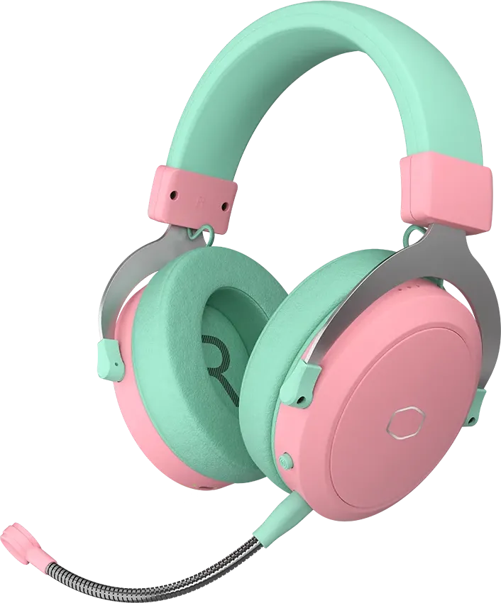 Casque Gamer sans fil Cooler Master CH351 (Rose/Vert)