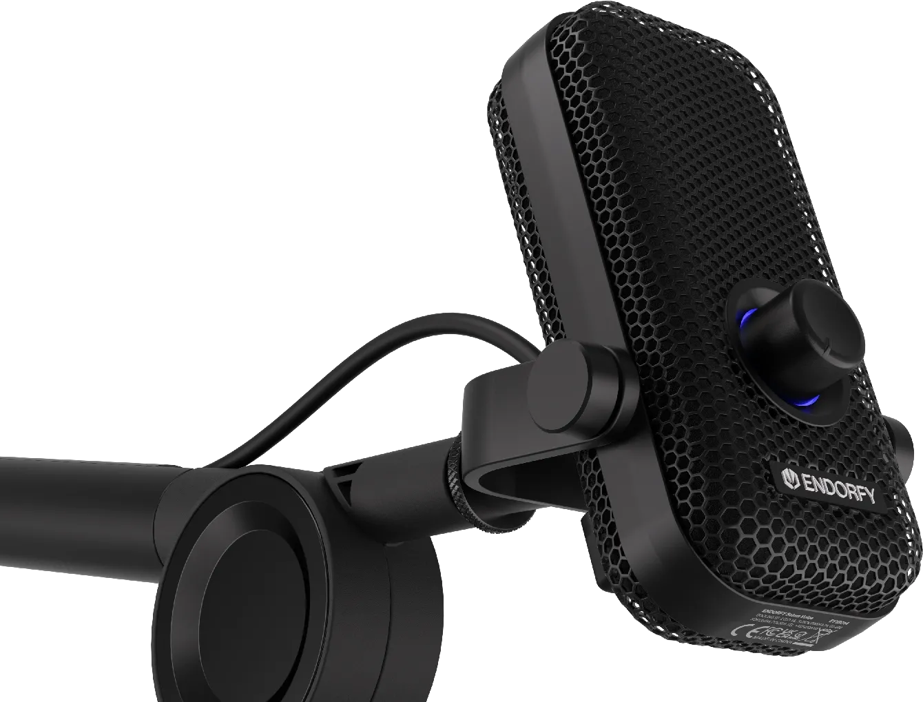Microphone Endorfy Solum Voice avec bras de montage (Noir)