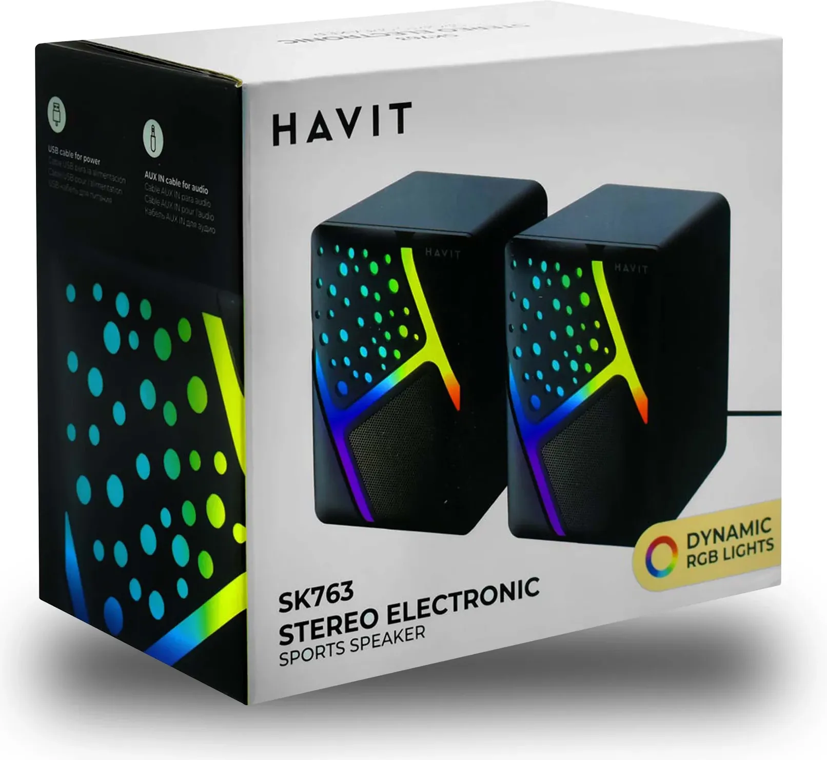 Enceintes Havit SK763 (Noir)