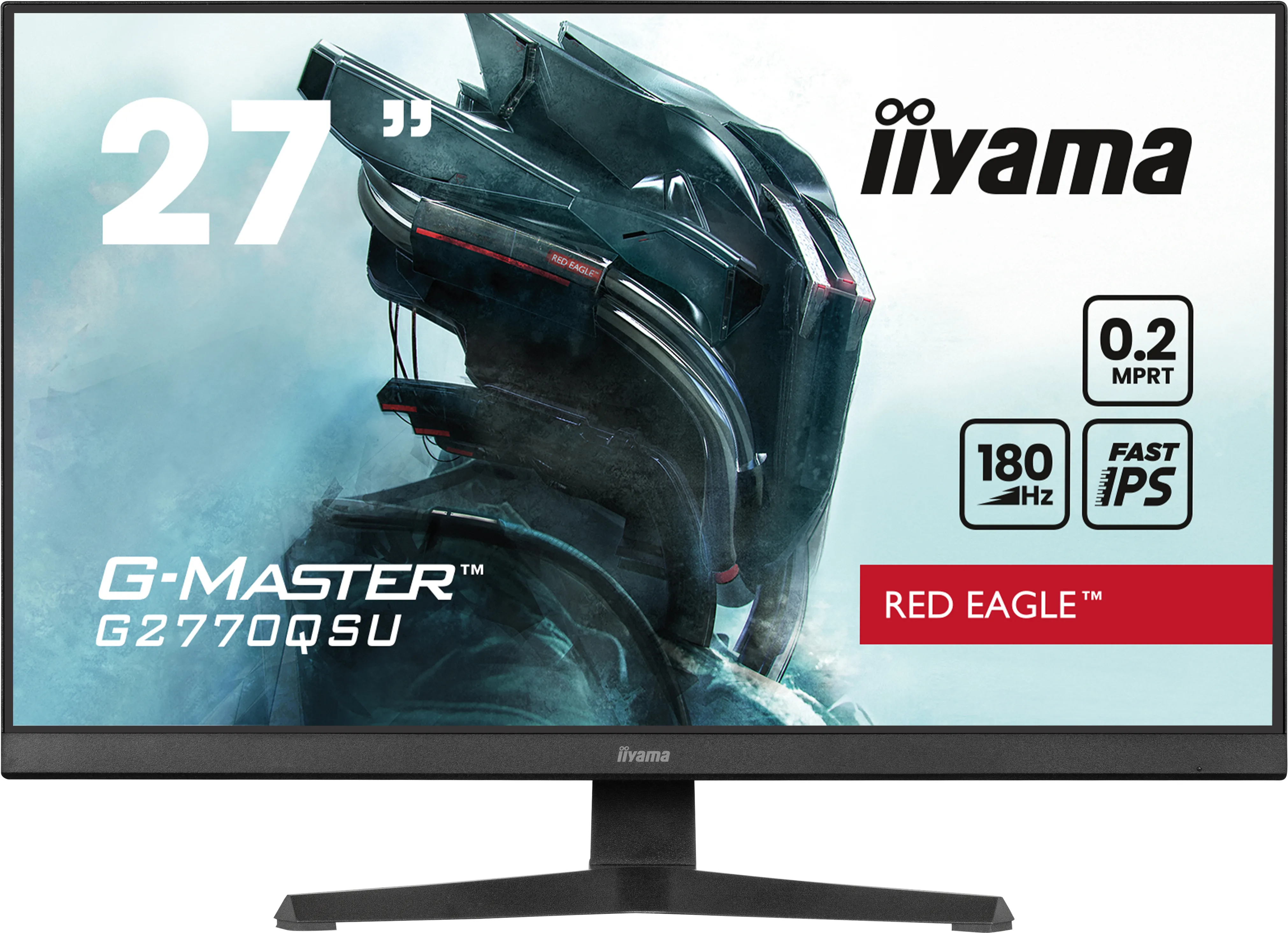 Ecran 27" Iiyama G-Master Red Eagle G2770QSU-B6 Quad HD 180Hz (Noir)