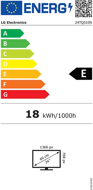 Ecran/TV 24" LG 24TQ510S HD Ready Smart TV (Noir)