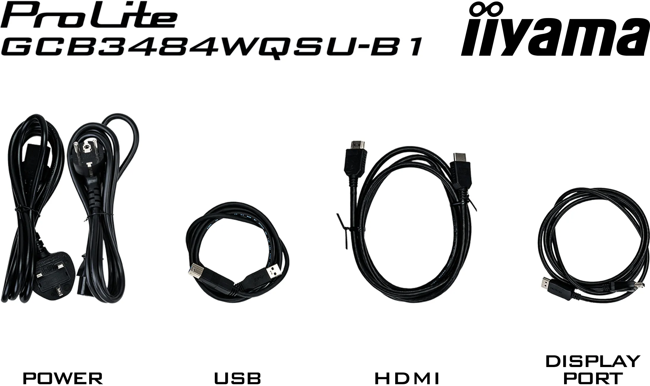 Ecran incurvé 34" Iiyama G-Master Red Eagle GCB3484WQSU-B1 Ultra WQHD 180Hz (Noir)