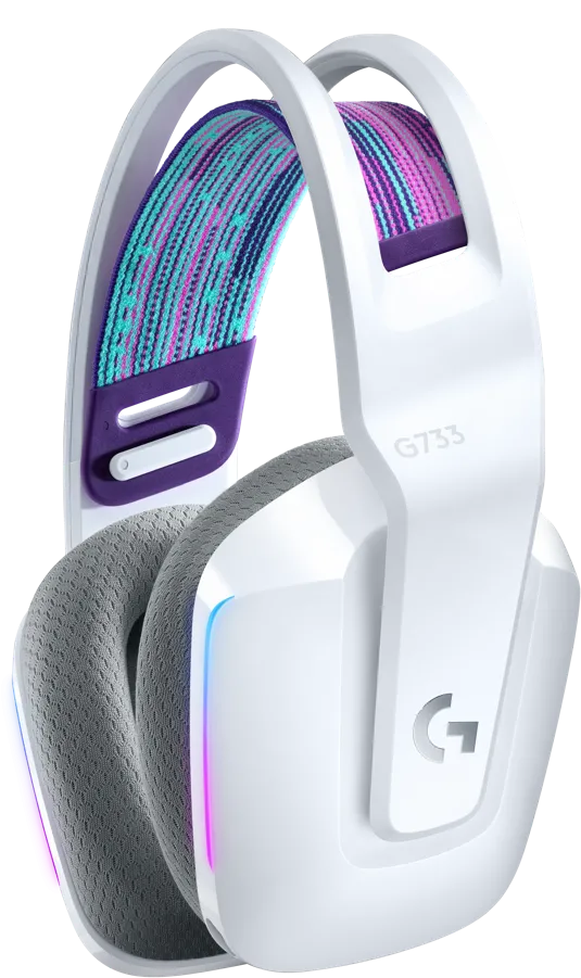 Casque Gamer sans fil Logitech G733 Lightspeed RGB (Blanc)