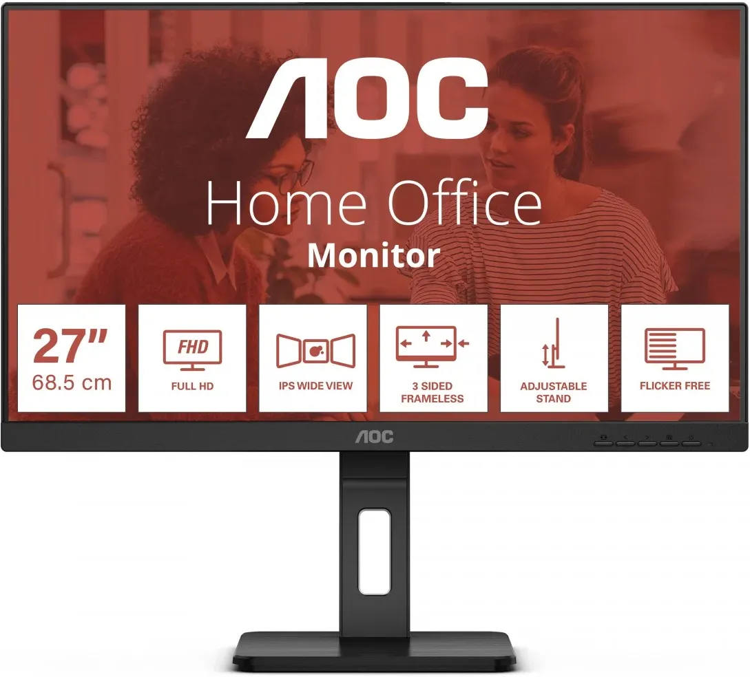 Ecran 27" AOC 27E3QAF Full HD (Noir)