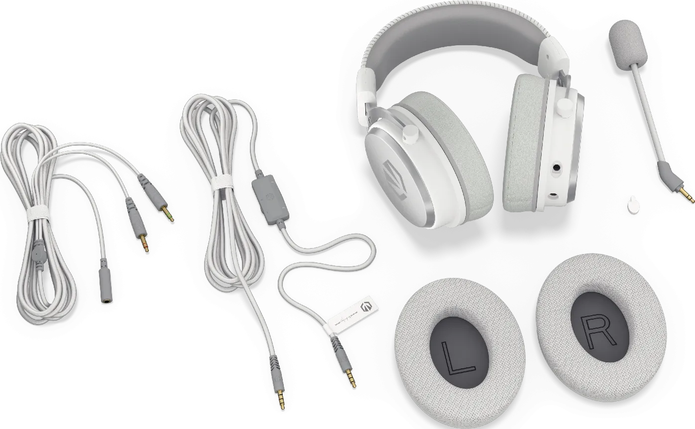 Casque Gamer filaire Endorfy Viro Onyx (Blanc)