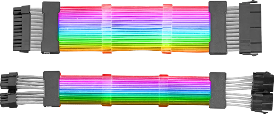 Câble 16 Pin (8+8pin PCIe) Mars Gaming MCA RGB