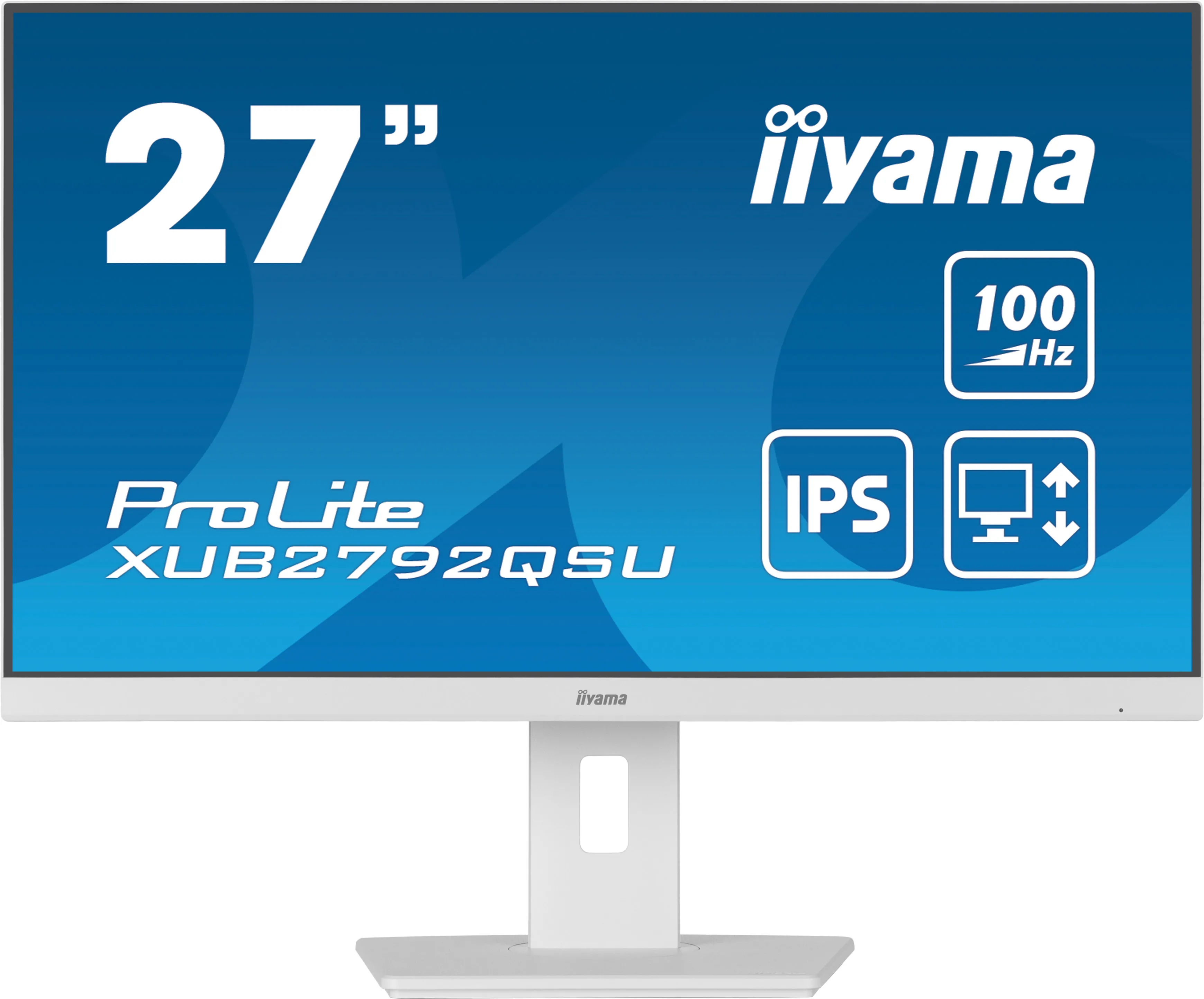 Ecran 27" Iiyama ProLite XUB2792QSU-W6 Quad HD (Blanc) 100Hz