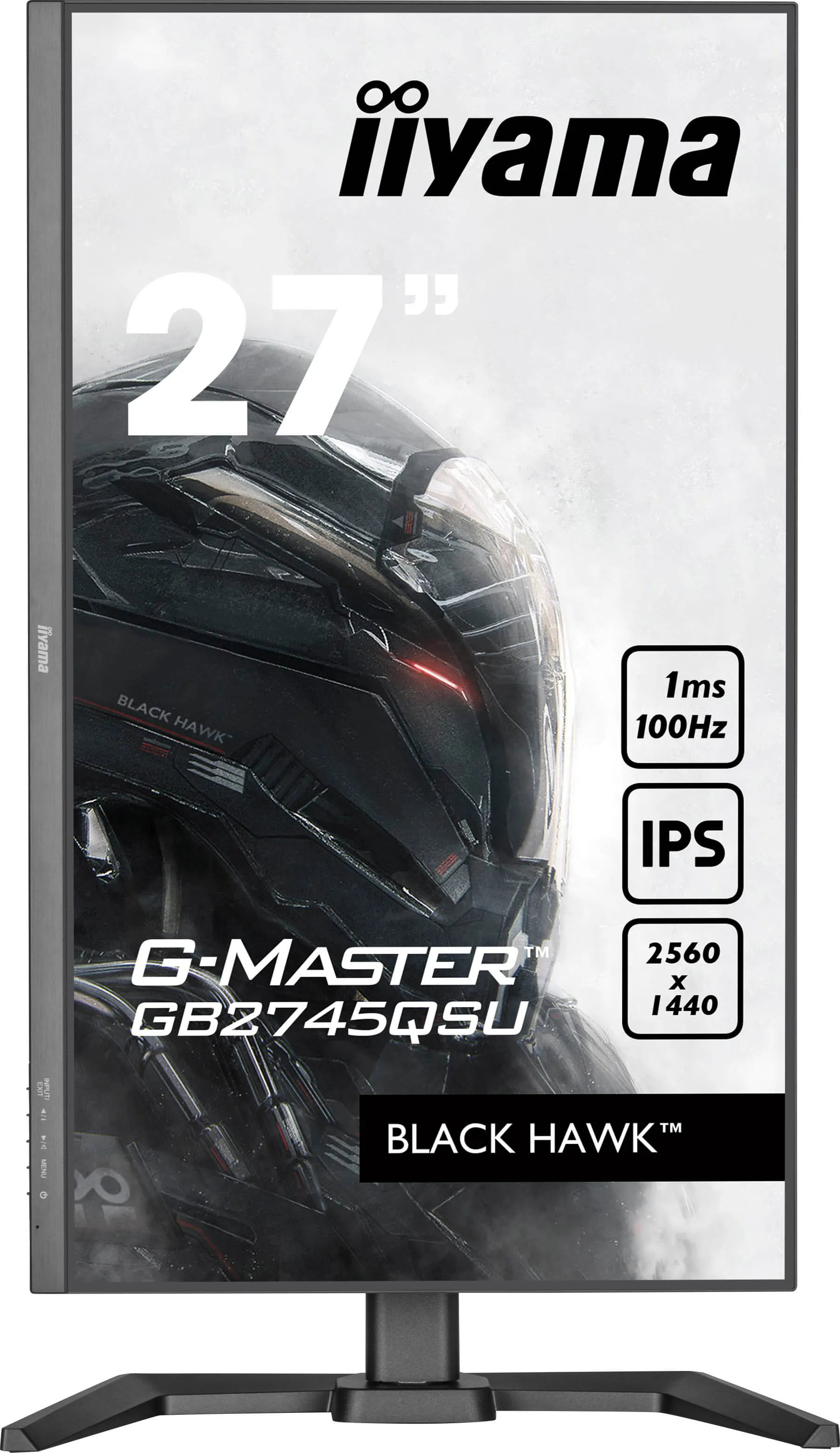 Ecran 27" Iiyama G-Master Black Hawk GB2745QSU-B2 Quad HD 100Hz (Noir)