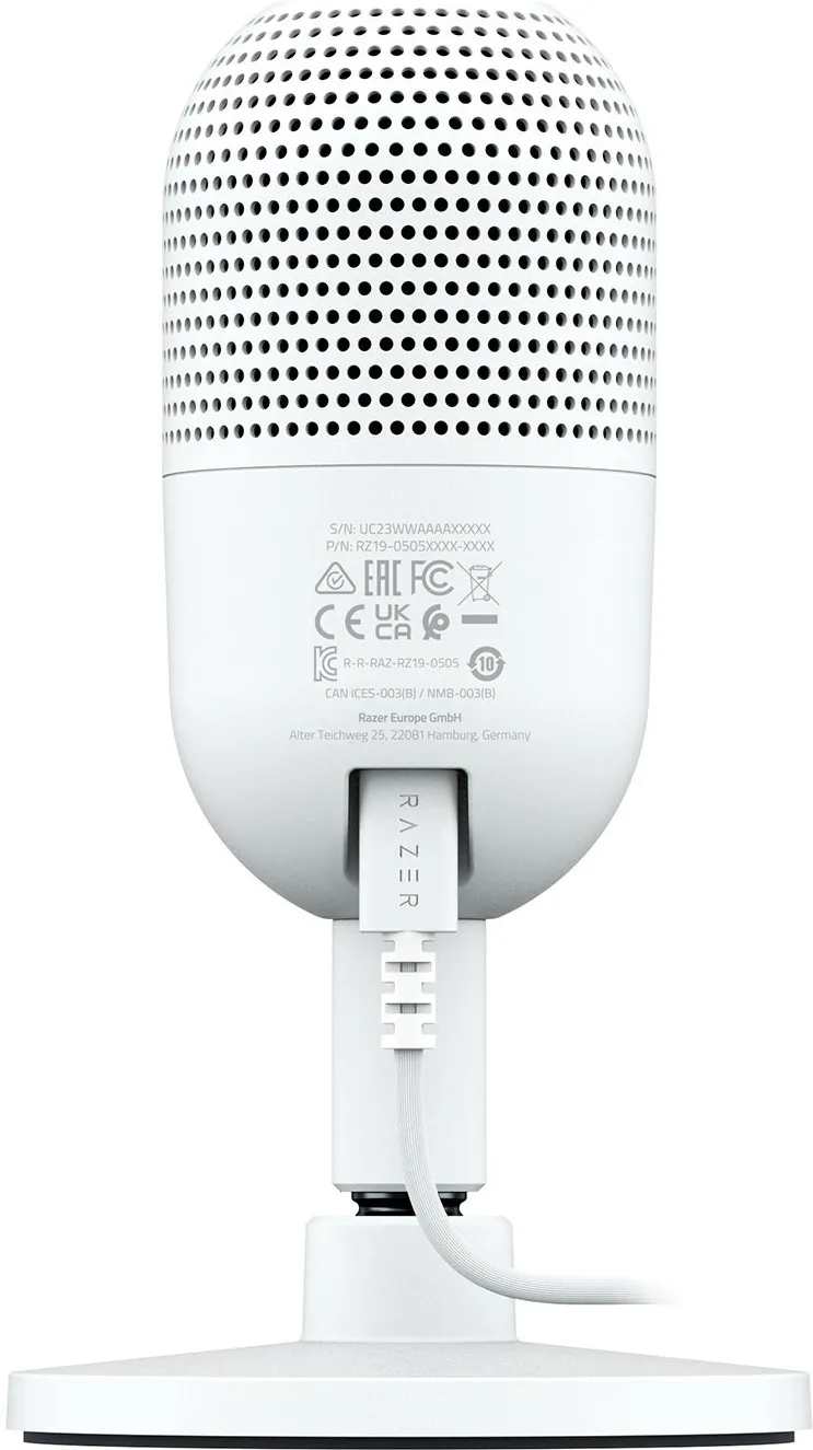 Microphone sur pied Razer Seiren V3 Mini (Blanc)