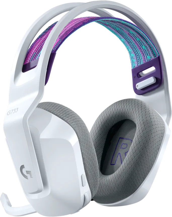 Casque Gamer sans fil Logitech G733 Lightspeed RGB (Blanc)