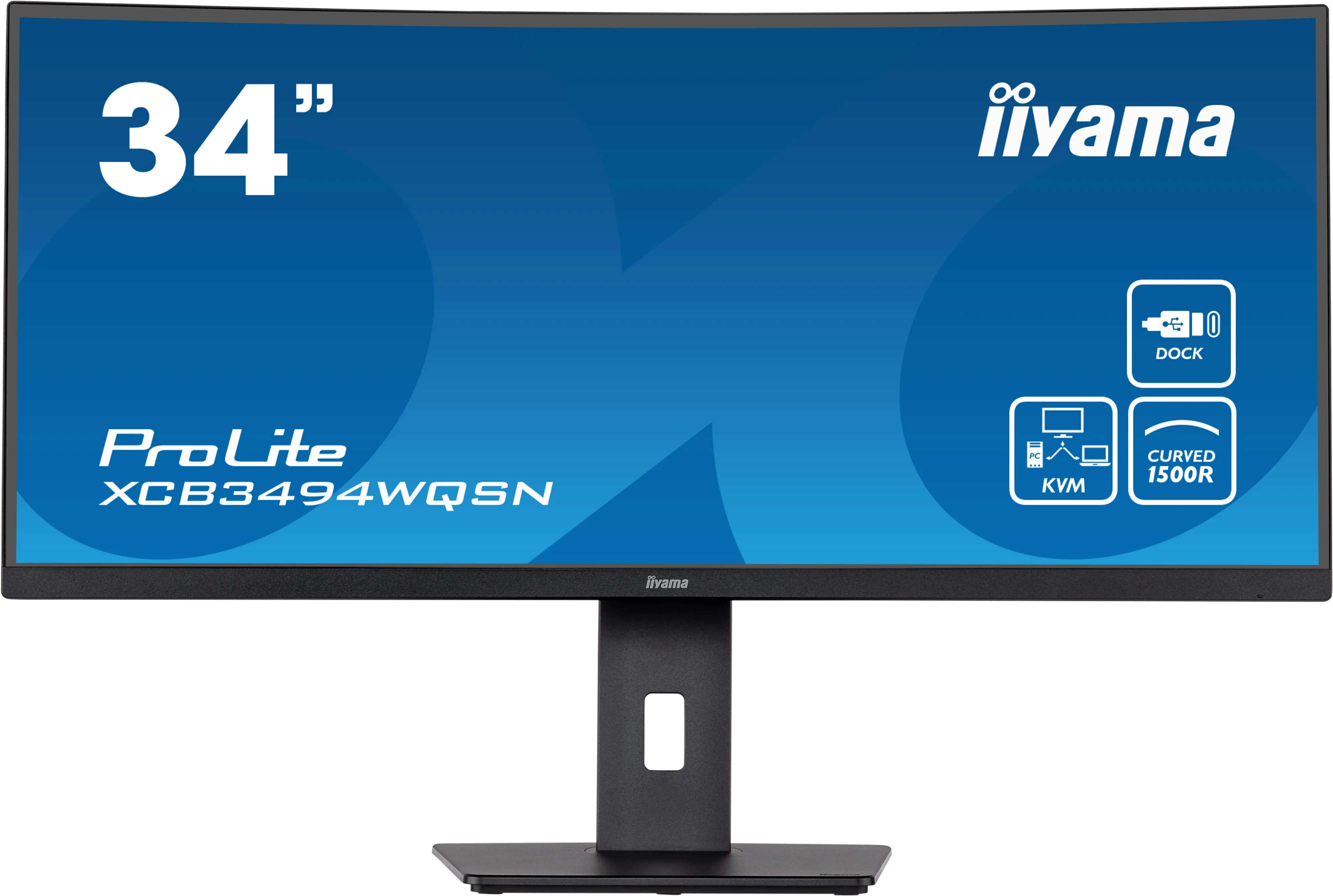 Ecran incurvé 34" Iiyama ProLite XCB3494WQSN-B5 UWQHD (Noir) 120Hz