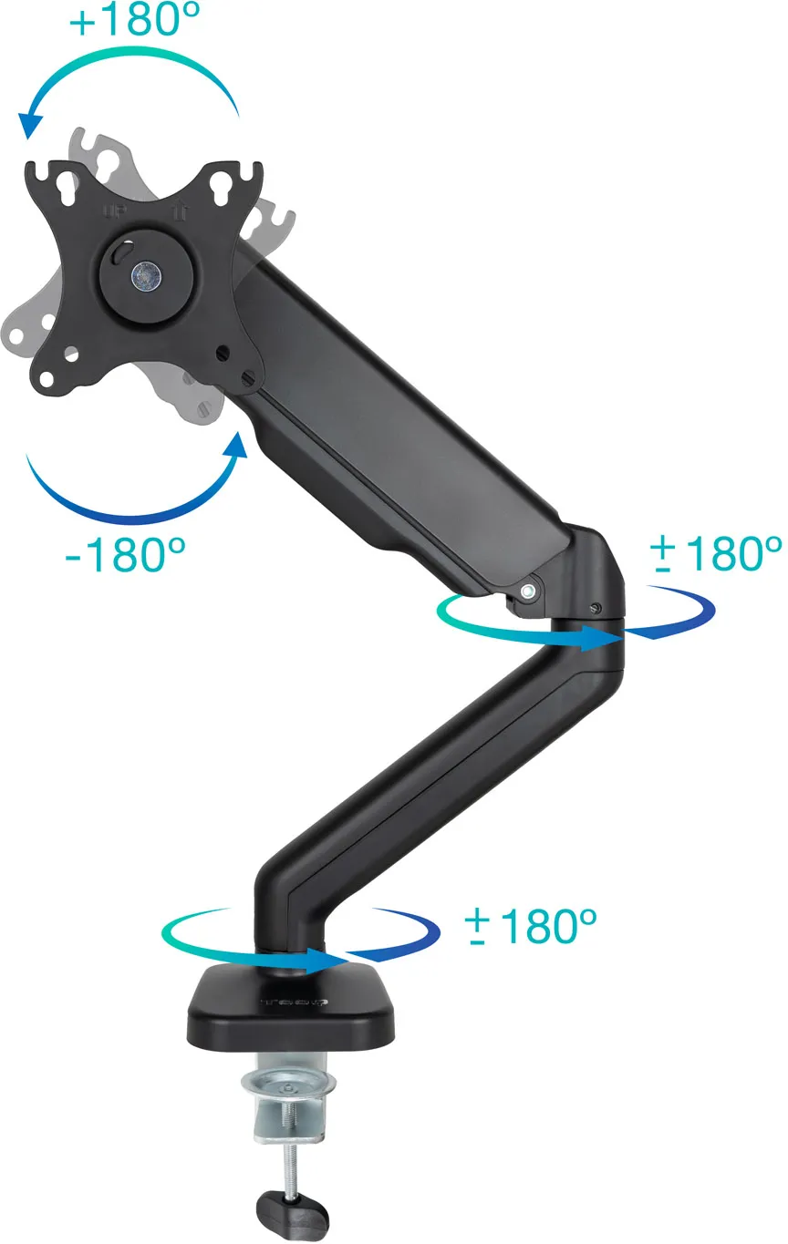 Support écran à fixer Tooq DB5032TNR 17"-32 (9kg max) (Noir)