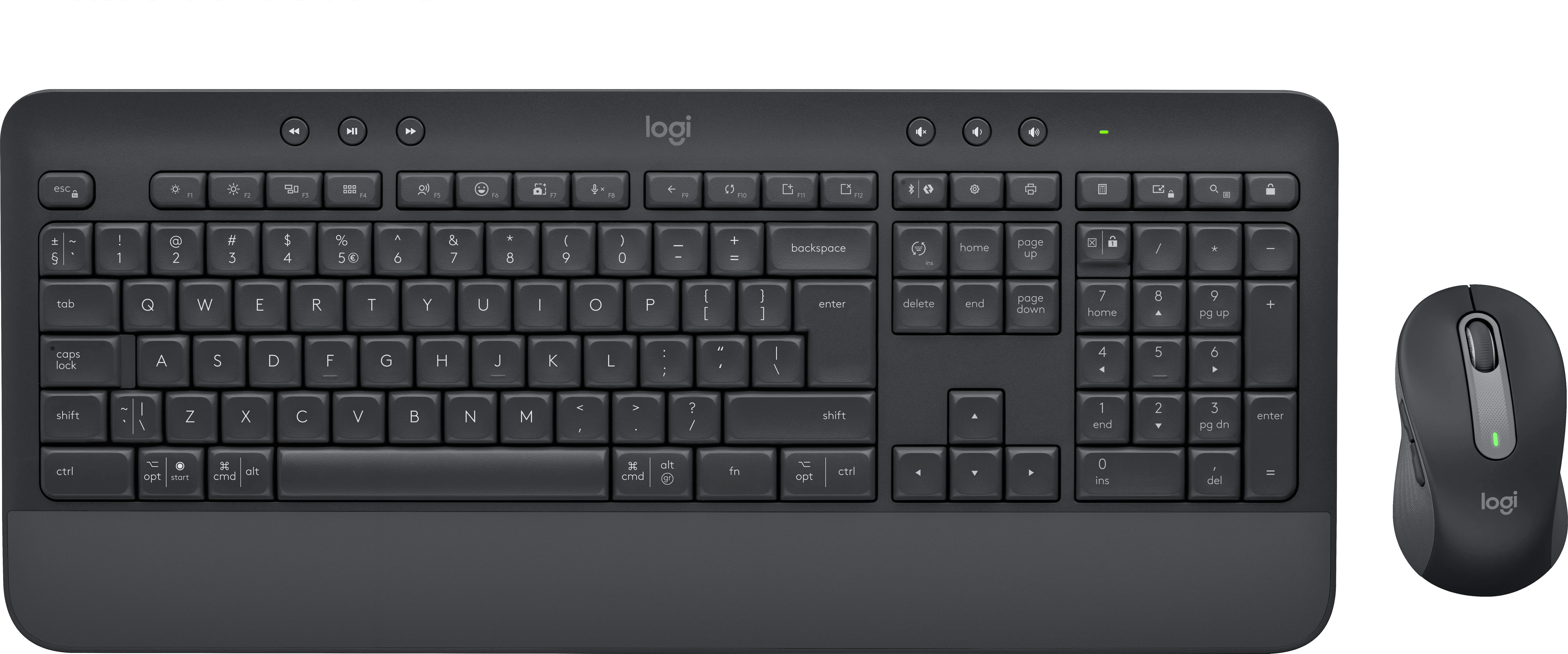 Pack 2en1 (Clavier/Souris) sans fil Logitech Signature MK650 for Business (Noir) QWERTY