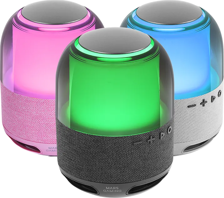 Enceintes Bluetooth Mars Gaming MS-Flow RGB (Noir)