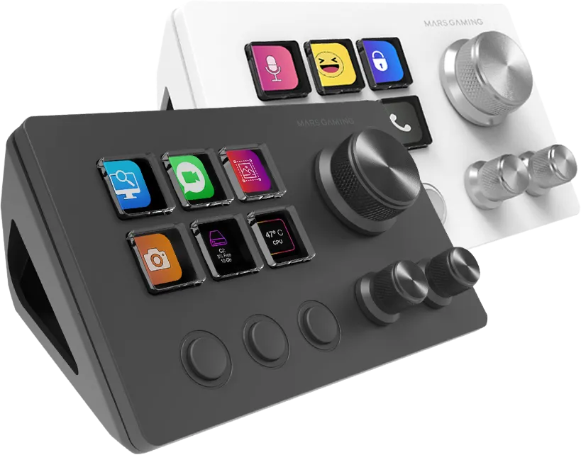 Console de streaming Mars Gaming MSD-Two (Noir)