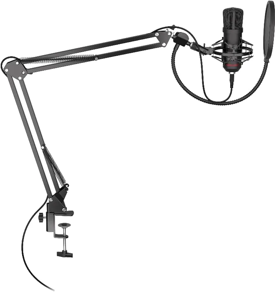 Microphone Endorfy Solum avec bras de montage (Noir)