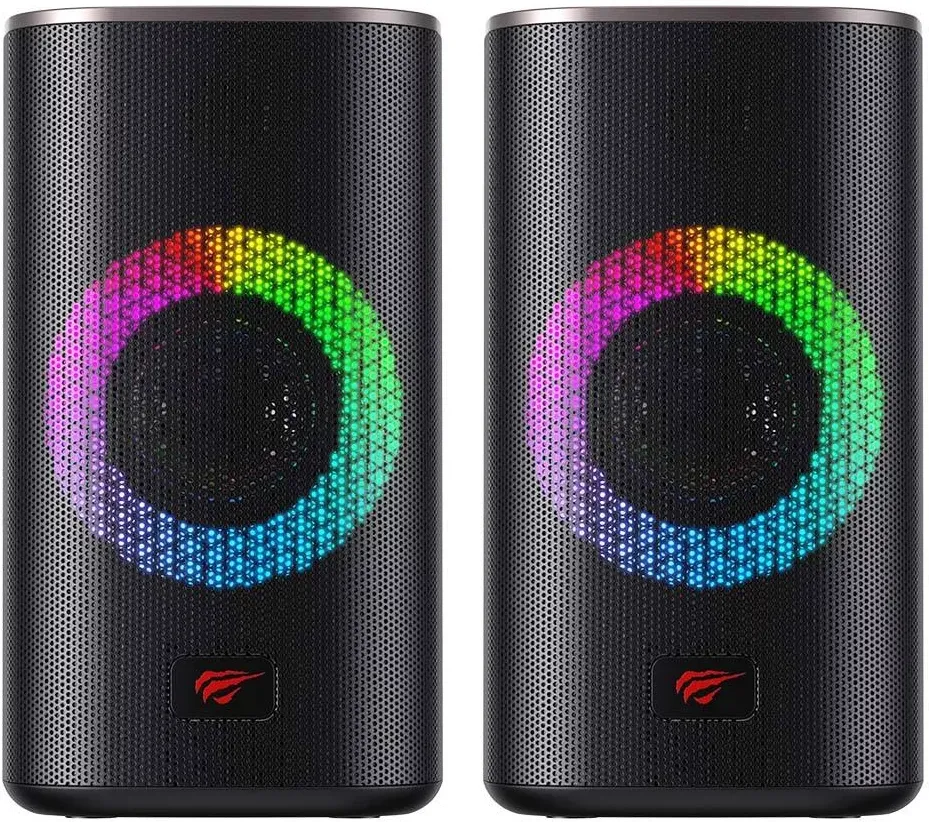 Enceintes bluetooth Havit SK212 RGB (Noir)