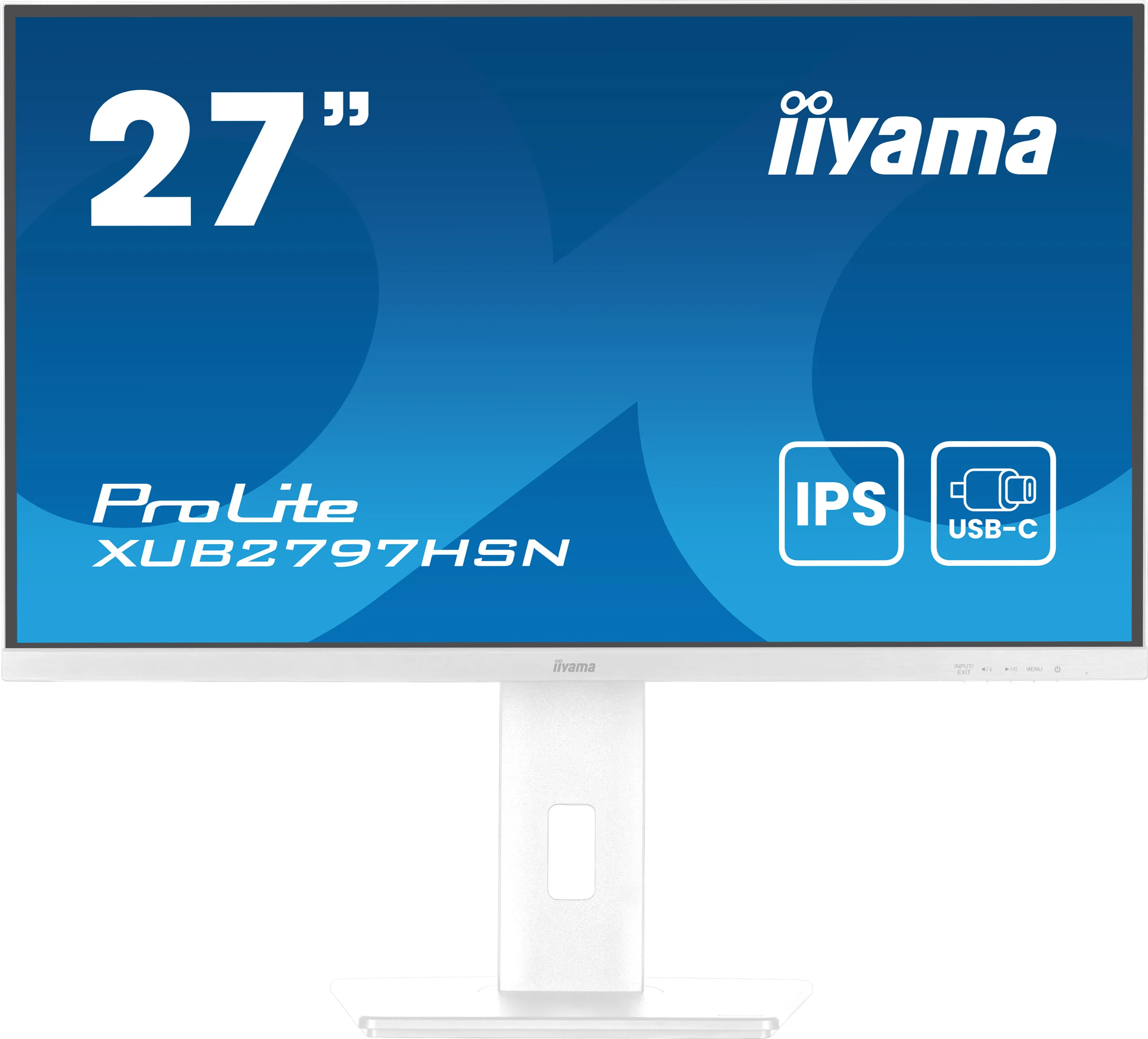 Ecran 27" Iiyama ProLite XUB2797HSN-W2 Full HD 100Hz (Blanc)
