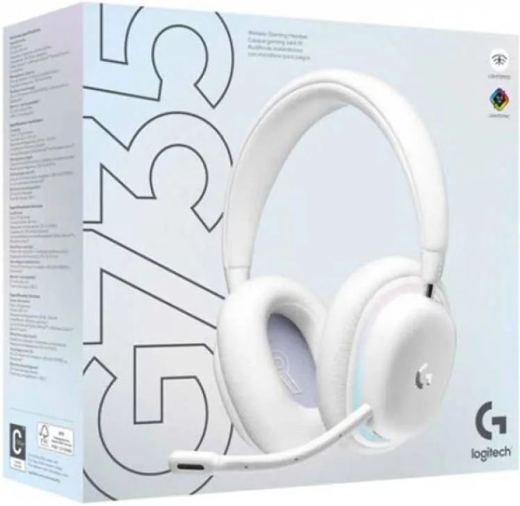 Casque Gamer sans fil Logitech G735 Aurora RGB (Blanc)