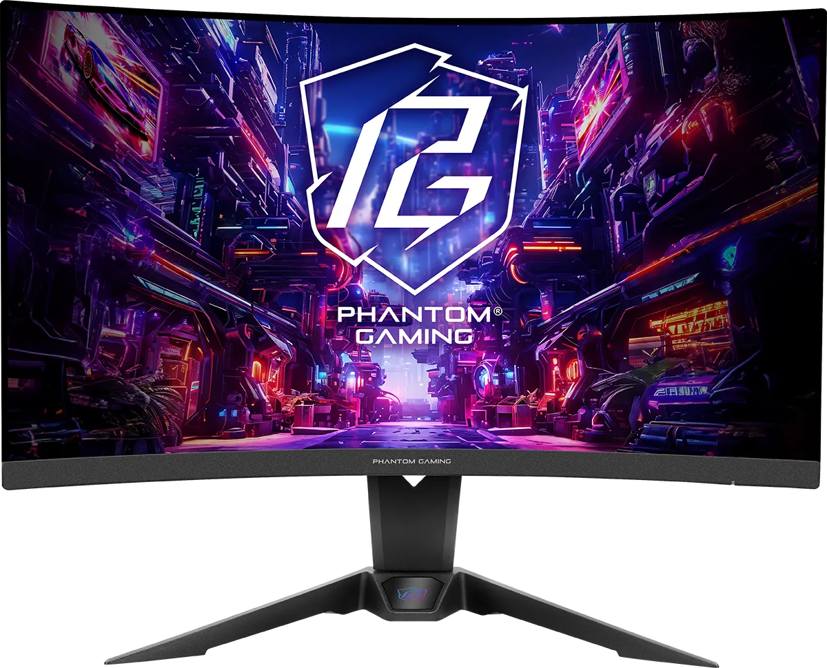 Ecran incurvé 27" ASRock Phantom Gaming PG27QRT2A Quad HD 180Hz (Noir)