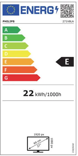 Ecran 27" Philips 271V8LA Full HD