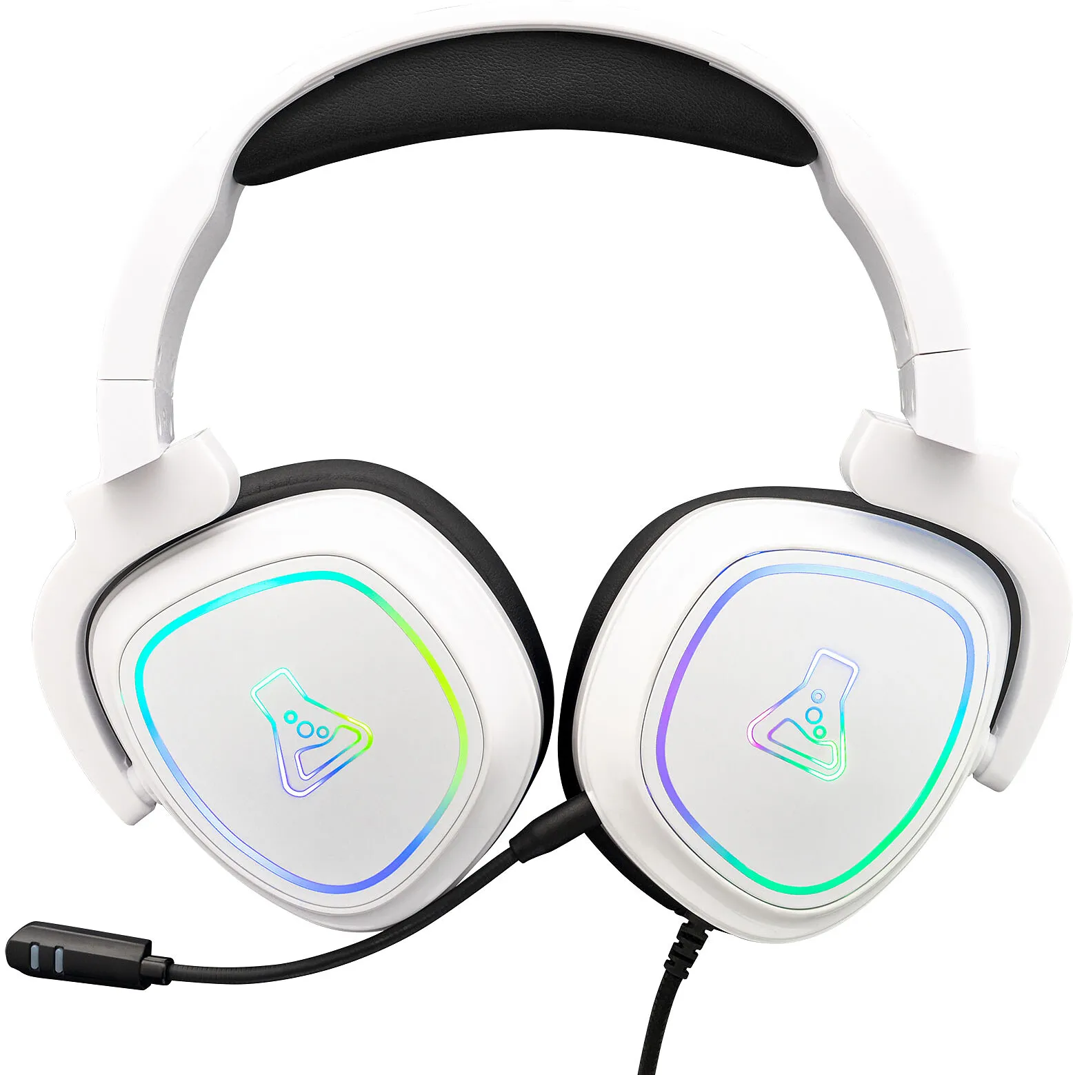 Casque Gamer filaire The G-Lab Korp Radium RGB (Blanc)