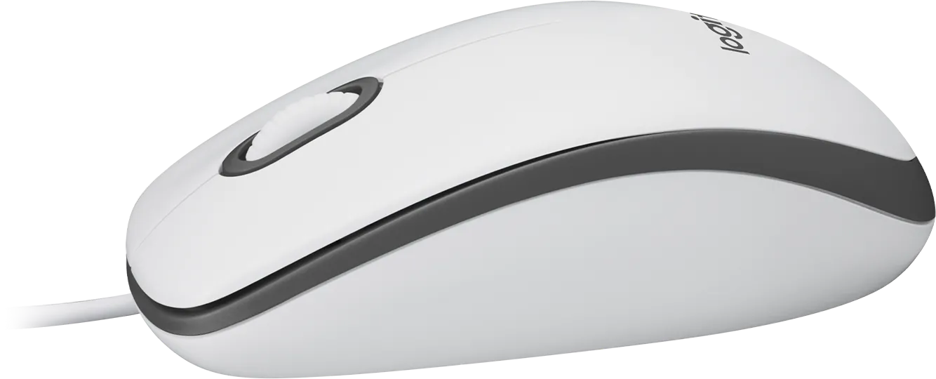 Souris filaire Logitech M100 (Blanc)