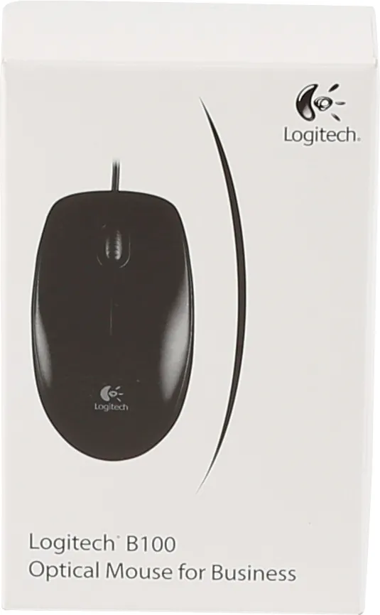 Souris filaire Logitech B100 Optical USB (Blanc)