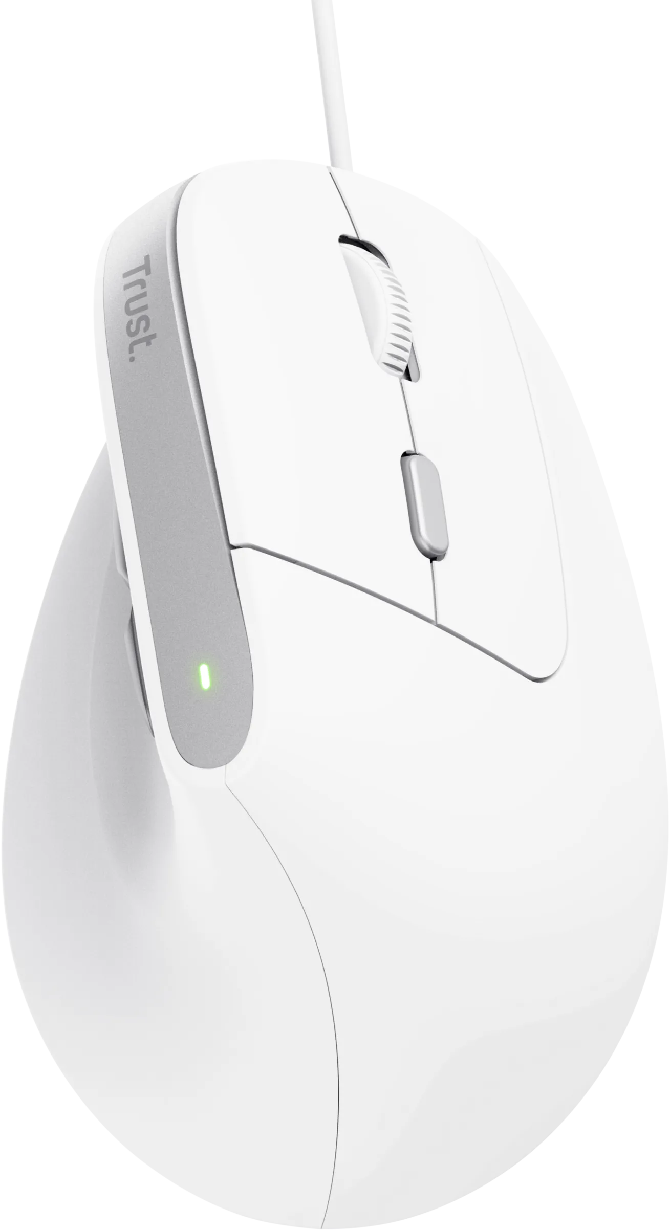 Souris filaire ergonomique Trust Bayo II (Blanc) 