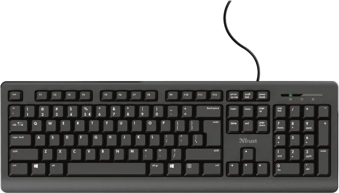 Clavier filaire Trust TK-150 (Noir)