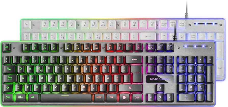 Clavier Gamer Mars Gaming MK220 RGB (Noir)