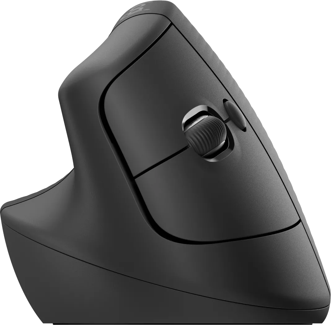 Souris sans fil Bluetooth ergonomique verticale Logitech Lift pour gaucher (Noir)