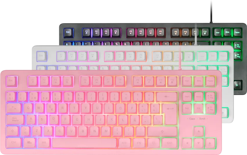 Clavier Gamer Mars Gaming MK023 RGB (Noir)