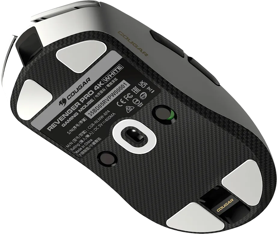 Souris sans fil Gamer Cougar Revenger Pro 4K (Blanc)