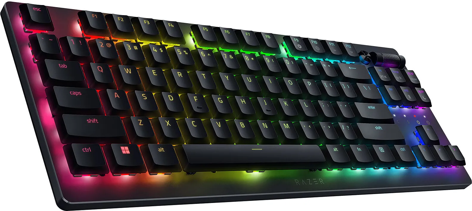 Clavier Gamer mécanique (Razer Optical Switch Red) Razer  DeathStalker V2 Pro Tenkeyless RGB (Noir)