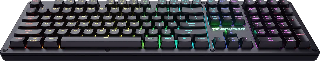 Clavier Gamer mécanique (Cougar Red Mid-Switch) Cougar Puri RGB (Noir)